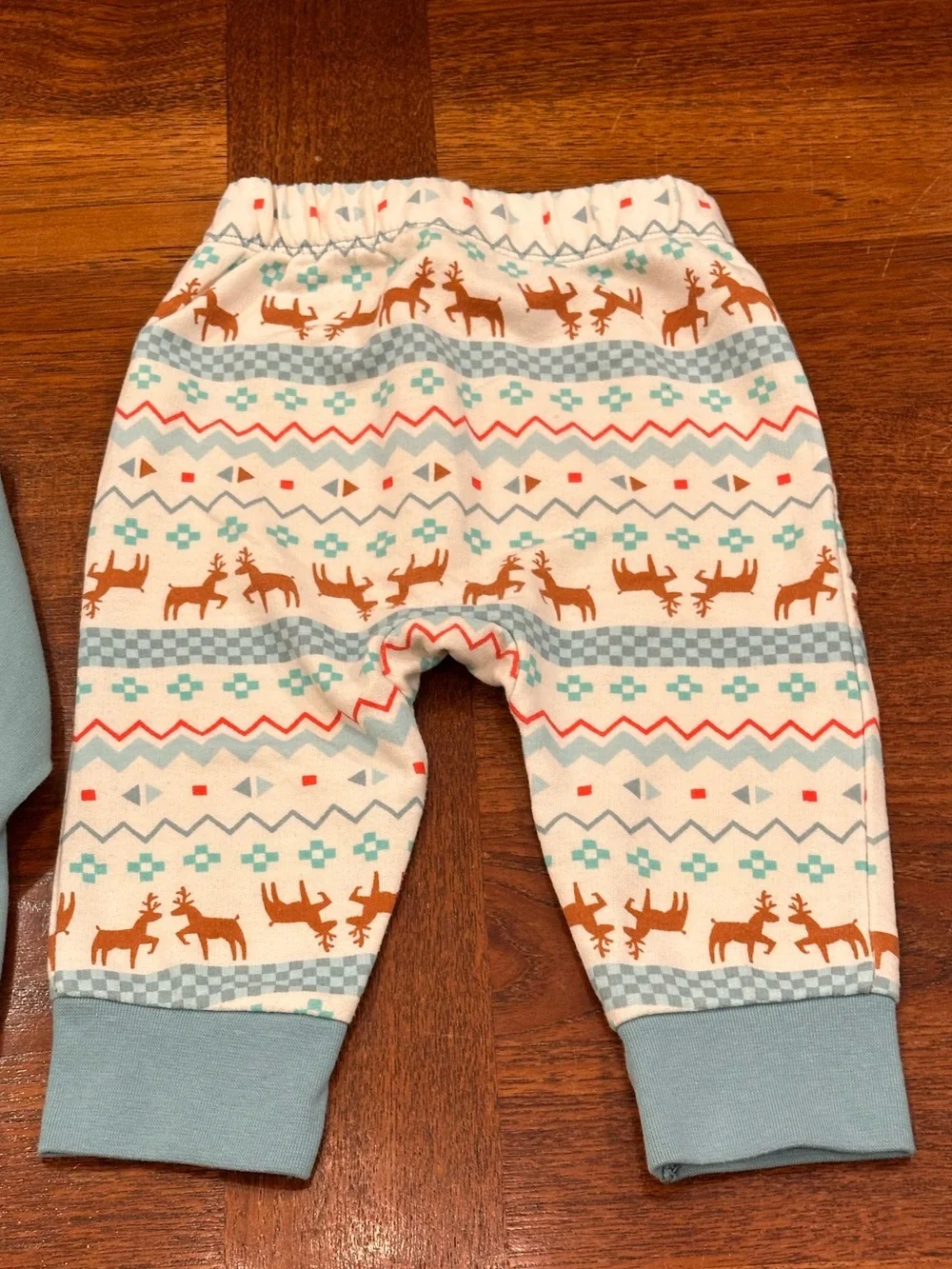 EUC Cat & Jack Baby Oh Deer Holiday Outfit, 6-9 Months